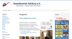 Desktop Screenshot of gv-hainburg.de